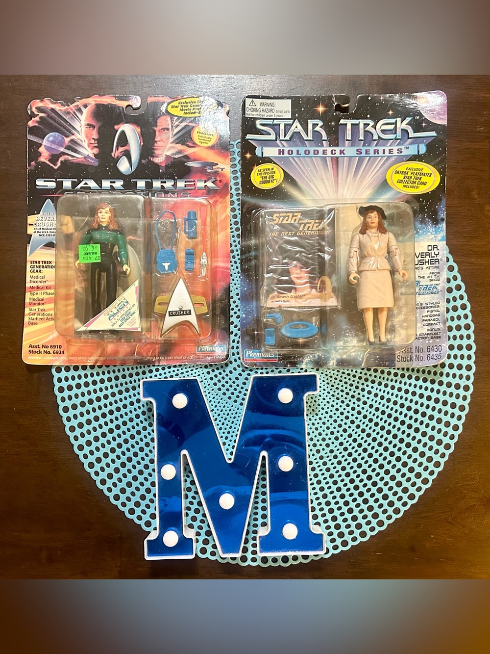 Set of 2 Star Trek, Dr Beverly Crusher Holo deck series & Generations